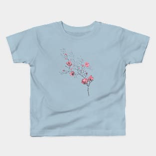 Red Flowers Kids T-Shirt